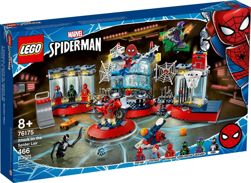 LEGO Set Attack on the Spider Lair (76175) — caja oficial