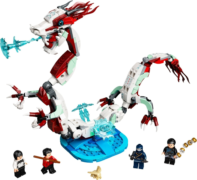 LEGO Set Battle at the Ancient Village - Marvel — set armado