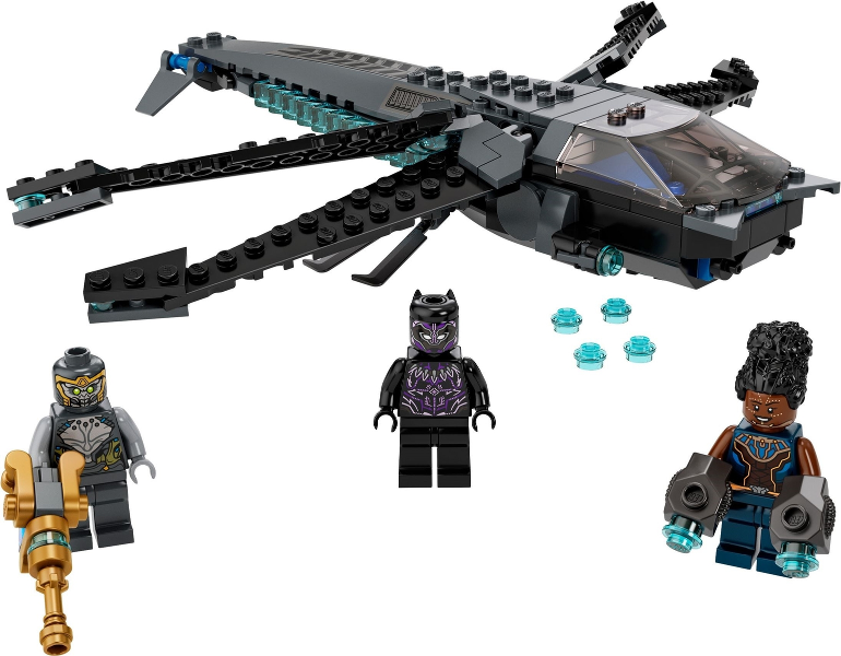 LEGO Set Black Panther Dragon Flyer (76186) — set armado