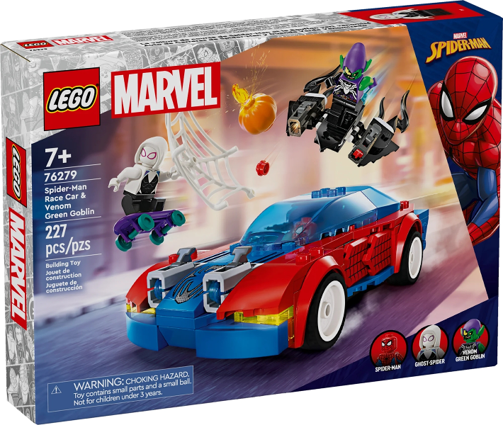 LEGO SPIDERMAN RACE CAR & VENOM GREEN GOBLIN 76279 - Marvel - DagaBlocks