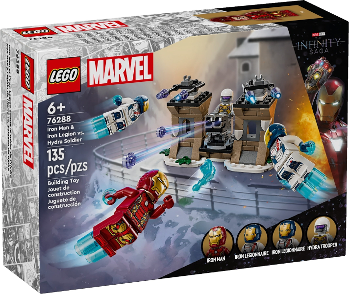 LEGO IRON MAN & IRON LEGION vs HYDRA SOLDIER 76288 - Marvel - DagaBlocks