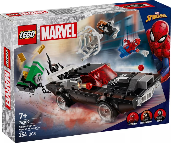 Spider-Man vs. Venom Muscle Car — caja oficial