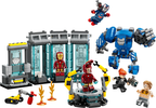 LEGO Set Iron Man's Laboratory: Hall of Armor (76315-1) — set armado