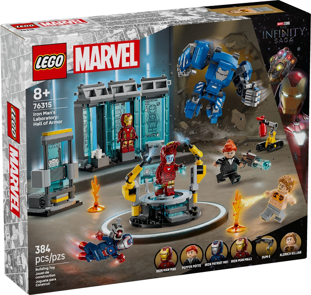 LEGO Set Iron Man's Laboratory: Hall of Armor (76315-1) — caja oficial