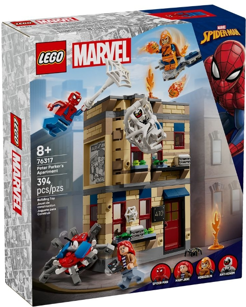 LEGO Set Peter Parker's Apartment (76317-1) — caja oficial