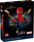 Iron Spider-Man Bust — caja oficial
