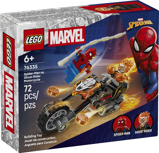 Spider-Man vs. Ghost Rider Motorcycle — caja oficial