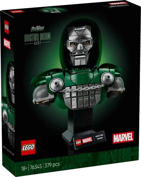 LEGO Set Doctor Doom Bust (76345) — caja oficial