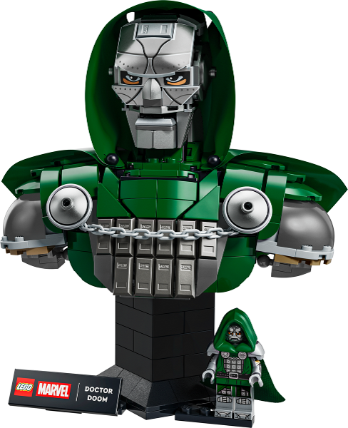 LEGO Set Doctor Doom Bust (76345) — set armado