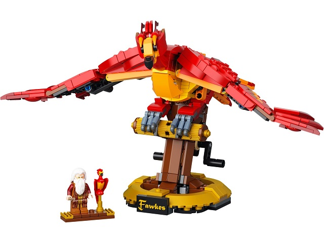 LEGO Set Fawkes, Dumbledore's Phoenix - Harry Potter — set armado