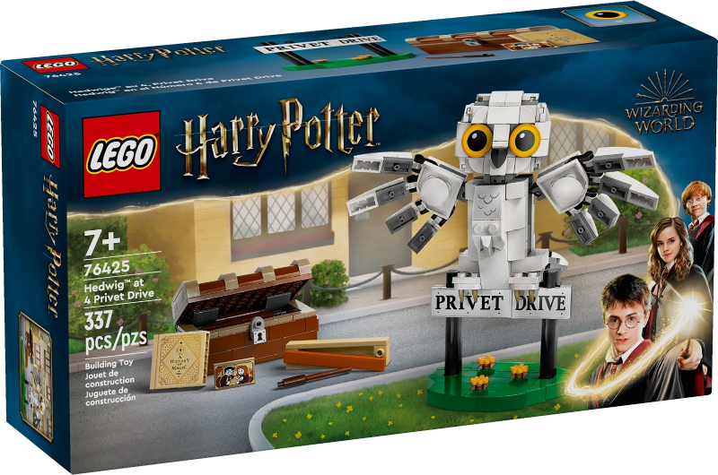 Hedwig at 4 Privet Drive — caja oficial