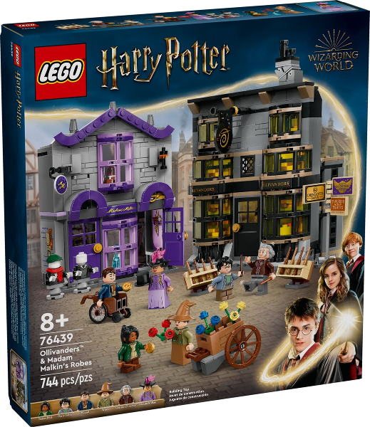 Ollivanders & Madam Malkin's Robes — caja oficial