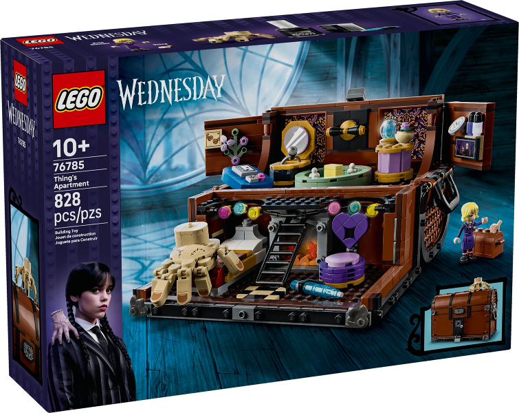LEGO Set Thing's Apartment - Wednesday (76785) — caja oficial