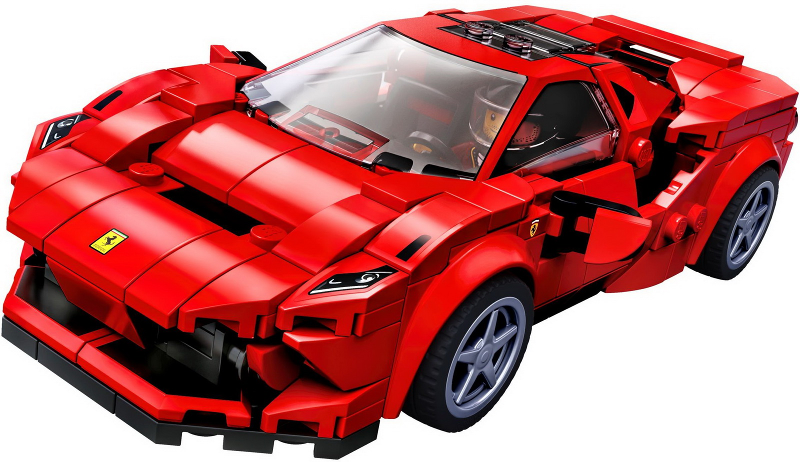 LEGO Set Ferrari F8 Tributo - Speed Champions — set armado