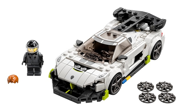 LEGO Set Koenigsegg Jesko - Speed Champions — set armado