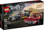 LEGO Set Chevrolet Corvette C8.R Race Car and 1968 Chevrolet Corvette - SPEED CHAMPIONS (76903-1) — caja oficial