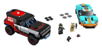 LEGO Set Ford GT Heritage Edition and Bronco R - Speed Champions — set armado