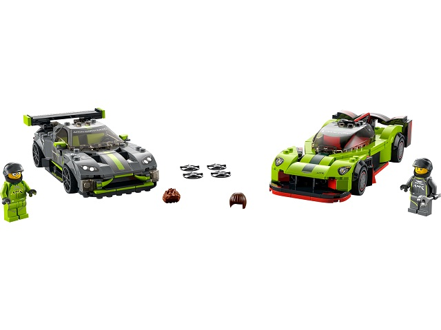 LEGO Set Aston Martin Valkyrie AMR Pro and Aston Martin Vantage GT3 - SPEED CHAMPIONS (76910-1) — set armado