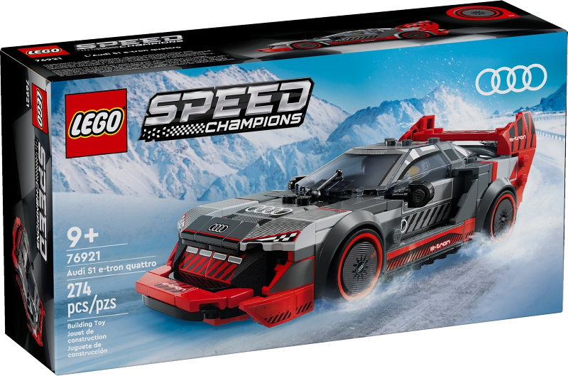 LEGO Set Audi S1 e-tron quattro Race Car - Speed Champions — caja oficial