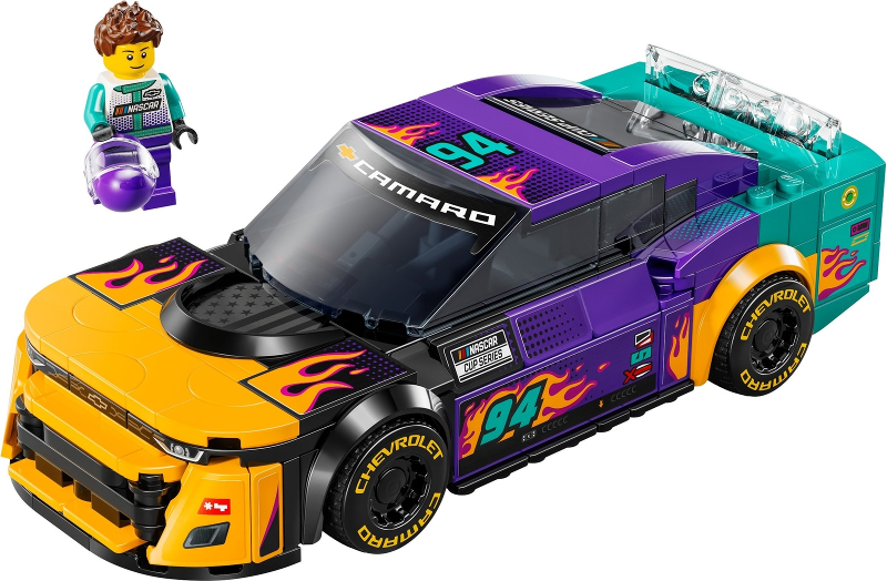 LEGO Set NASCAR Next Gen Chevrolet Camaro ZL1 - Speed Champions — set armado