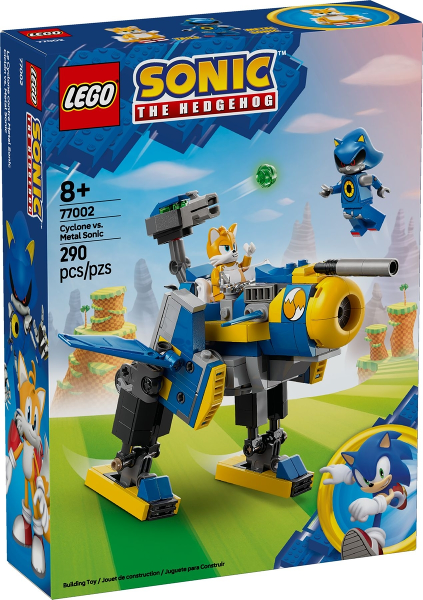 LEGO Set Cyclone vs. Metal Sonic - Sonic the Hedgehog (77002) — caja oficial