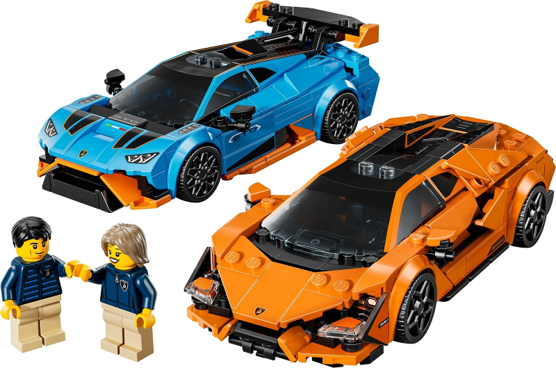 LEGO Set Lamborghini Revuelto & Lamborghini Huracán STO - SPEED CHAMPIONS (77238-1) — set armado