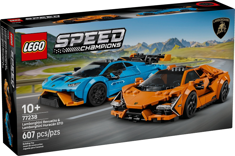 LEGO Set Lamborghini Revuelto & Lamborghini Huracán STO - SPEED CHAMPIONS (77238-1) — caja oficial