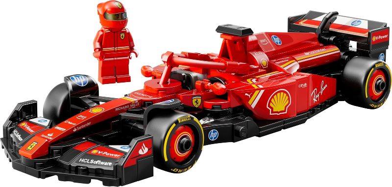 LEGO Set Ferrari SF-24 - SPEED CHAMPIONS (77242) — set armado