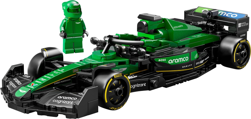 LEGO Set Aston Martin Aramco F1 AMR24 - Speed Champions — set armado