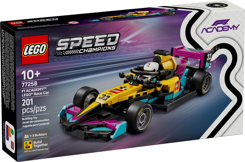 F1 ACADEMY LEGO Race Car — caja oficial
