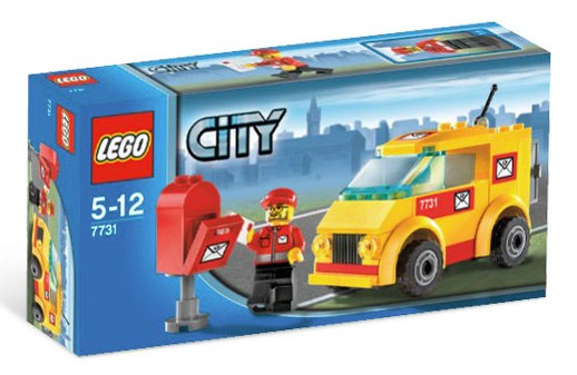 LEGO Set Mail Van - Town — caja oficial