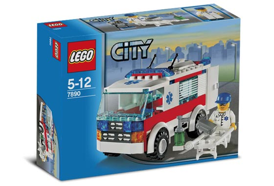 LEGO Set Ambulance - Town — caja oficial