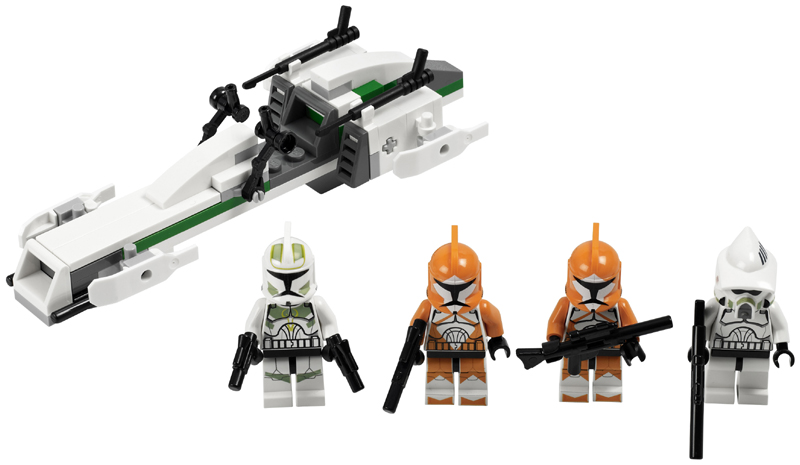 LEGO Set Clone Trooper Battle Pack - Star Wars — set armado
