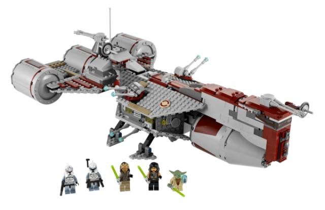 LEGO Set Republic Frigate - Star Wars (7964) — set armado