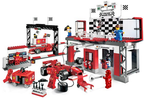 LEGO Set Ferrari Finish Line - Racers — set armado