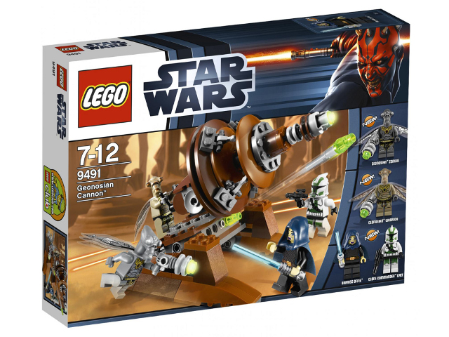 LEGO Set Geonosian Cannon - Star Wars — caja oficial