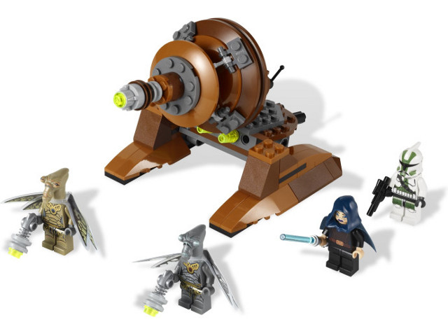 LEGO Set Geonosian Cannon - Star Wars — set armado