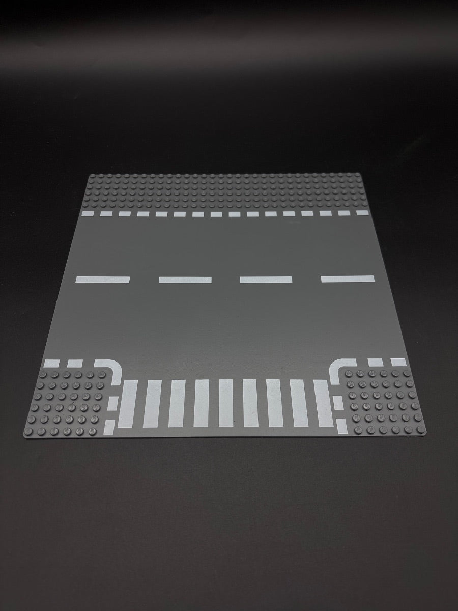 Placa carretera en T — frente