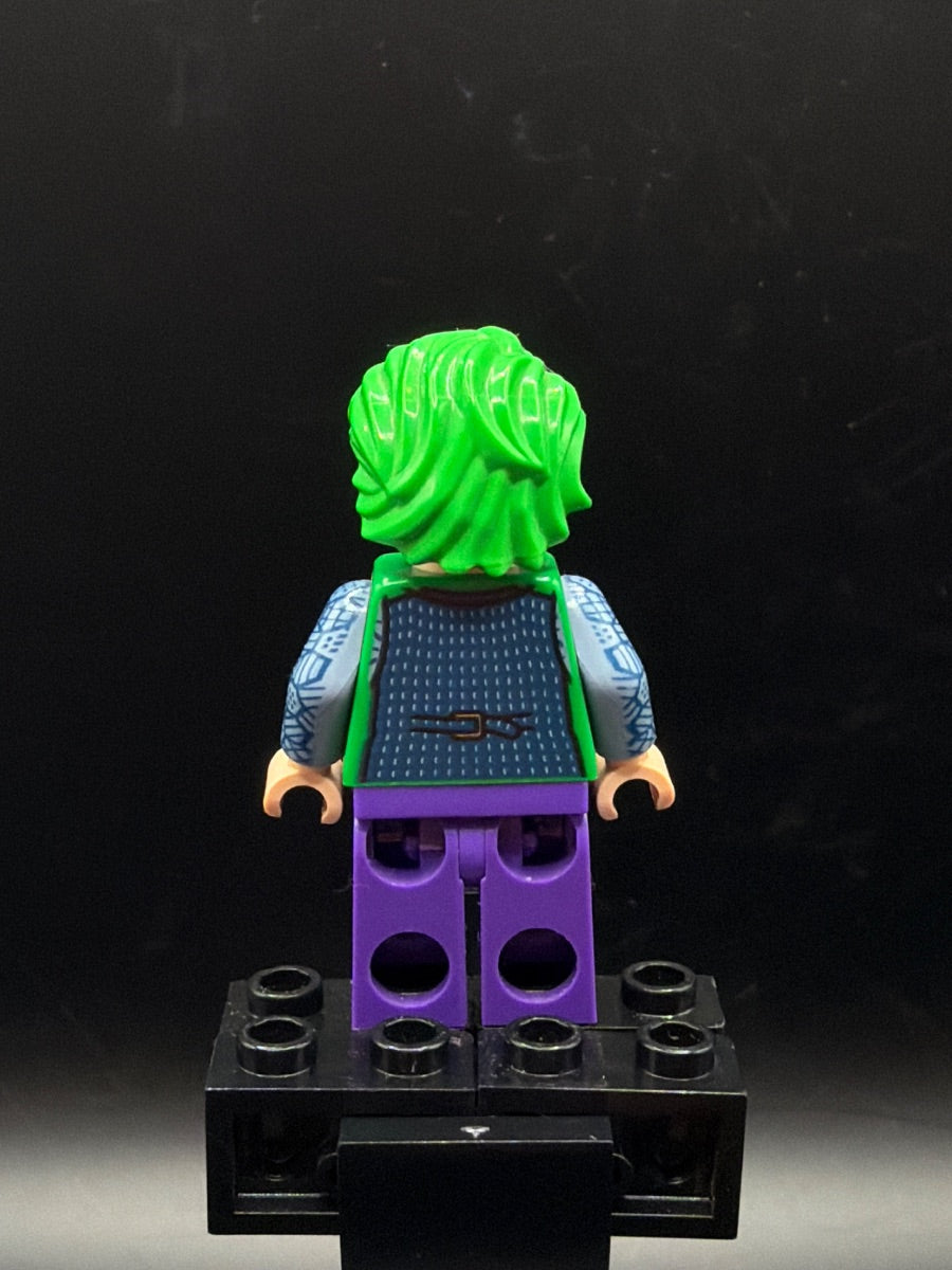 LEGO Minifigura The Joker Green Vest and Printed Arms - DC — espalda