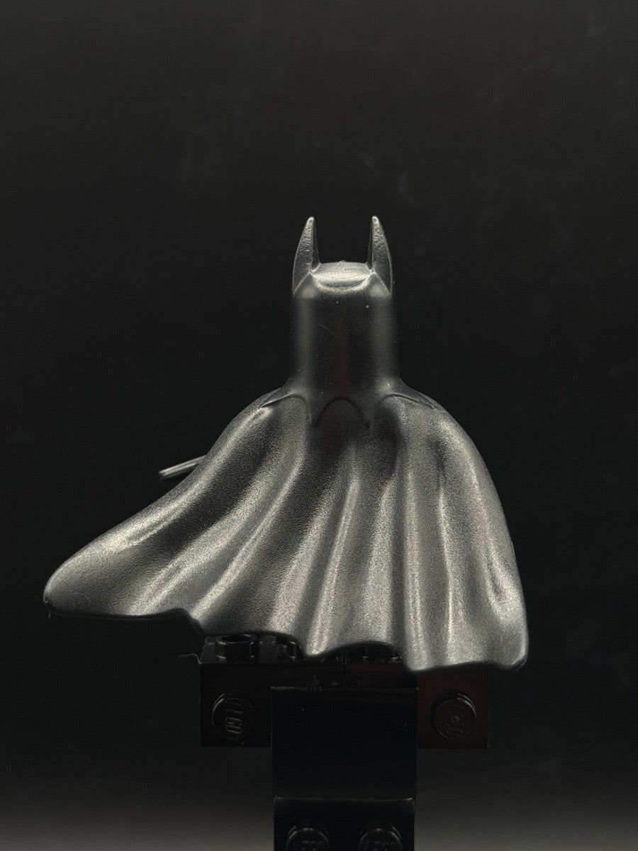 LEGO Minifigura Batman One Piece Cowl and Cape with Complex Bat Logo (1989) - DC — espalda