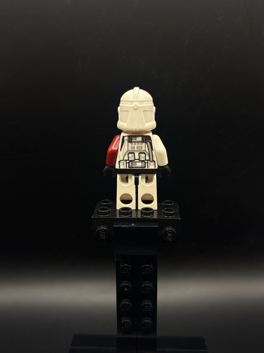 LEGO Minifigura Clone BARC Trooper 91st Reconnaissance Corps (Phase 2) Scowl - Star Wars — espalda