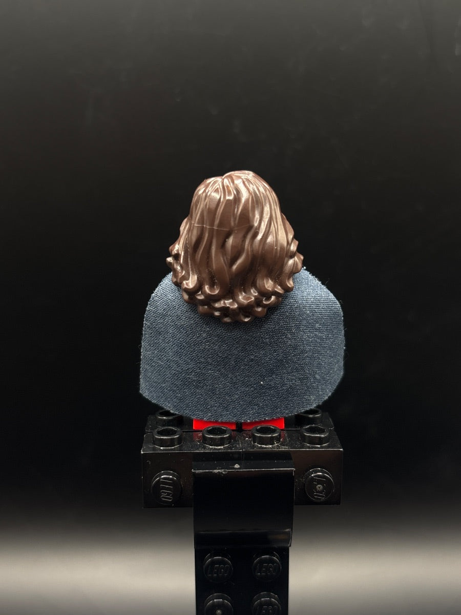LEGO Minifigura Wonder Woman - Red Torso, Blue Skirt - DC — espalda
