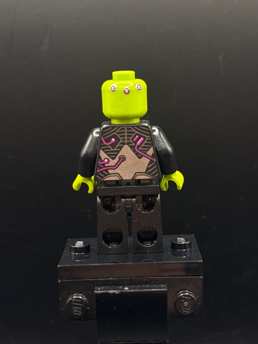 LEGO Minifigura Brainiac - DC — espalda