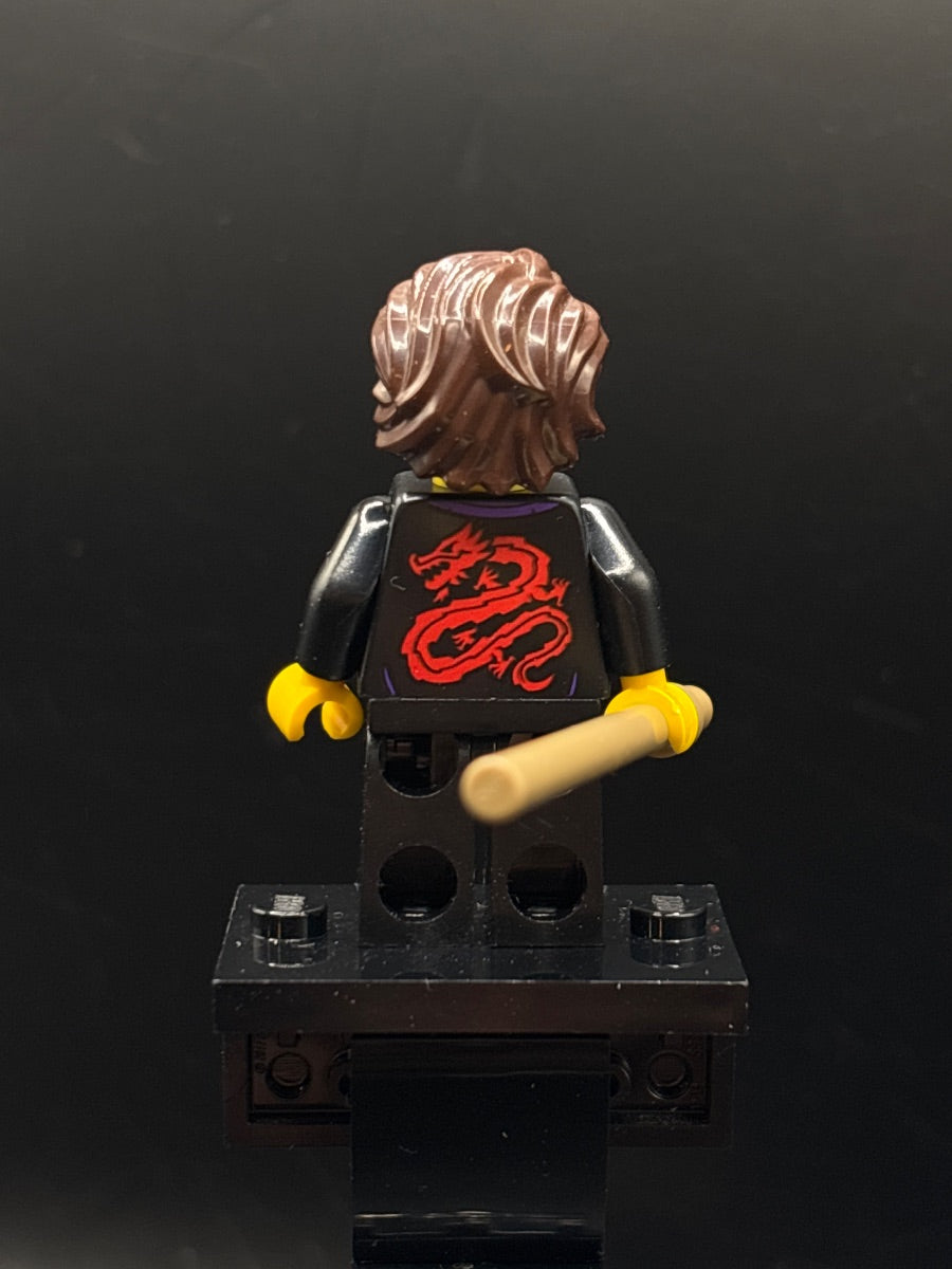 LEGO Minifigura Young Garmadon - Black Master Tunic - NINJAGO — espalda