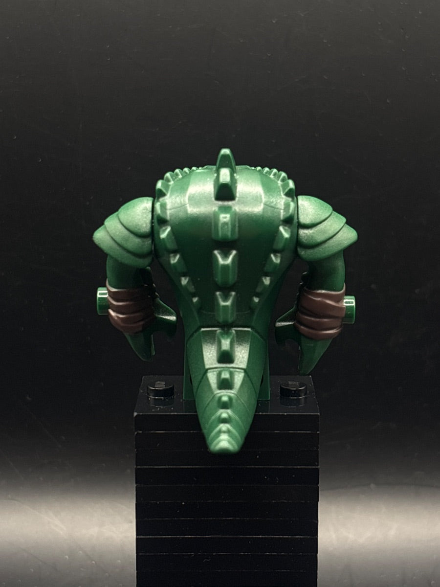LEGO Minifigura Leatherhead - Teenage Mutant Ninja Turtles — espalda