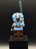 LEGO Minifigura Aayla Secura - Large Eyes - Star Wars — espalda