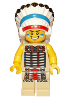 Tribal Chief, Series 3 (Minifigure Only without Stand and Accessories) - BrickLink - DagaBlocks