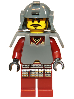 LEGO Minifigura Samurai Warrior, Series 3 (Minifigure Only without Stand and Accessories) - Collectible Minifigures — imagen BrickLink