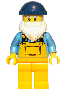 LEGO Minifigura Fisherman, Series 3 (Minifigure Only without Stand and Accessories) - Collectible Minifigures — imagen BrickLink