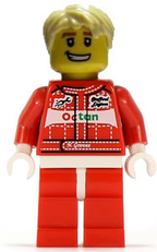 LEGO Minifigura Race Car Driver, Series 3 (Minifigure Only without Stand and Accessories) - Collectible Minifigures — imagen BrickLink
